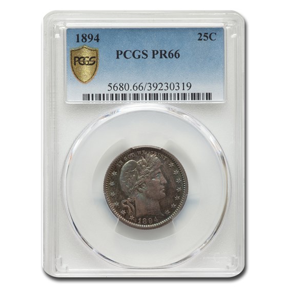 1894 Barber Quarter PR-66 PCGS 1894 Barber Quarter PR-66 PCGS